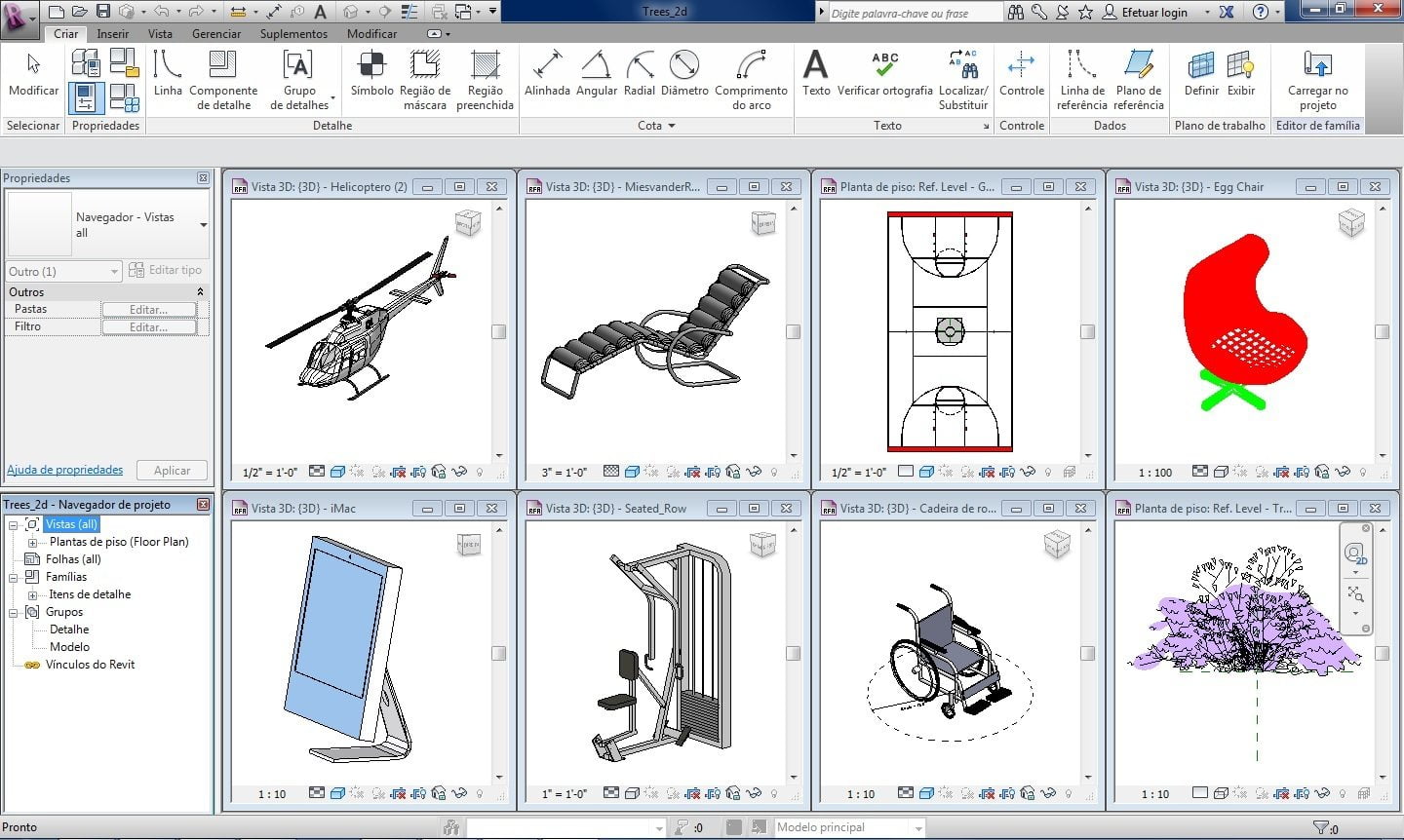 familias revit