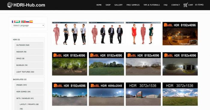 Biblioteca para Download Grátis de Arquivos de imagens HDRI – Baixe já!