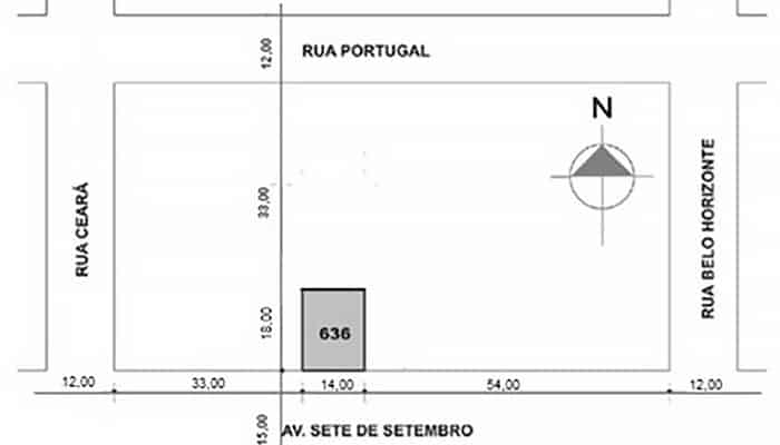 planta de situação