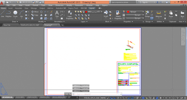 Dominando Planta Baixa no AutoCAD: 6 Dicas Essenciais para Desenhos Arquitetônicos Superiores template prefeitura com folha padrao abnt asbea parametrica-650x489