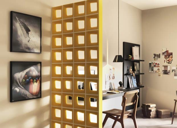 Cobogó usado para separação de ambientes.