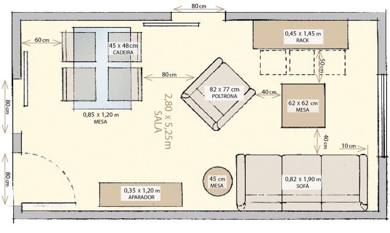 Cômodos de Casas - Qual as medidas mínimas confortáveis? 4 Cômodos de Casas - Qual as medidas mínimas confortáveis?
