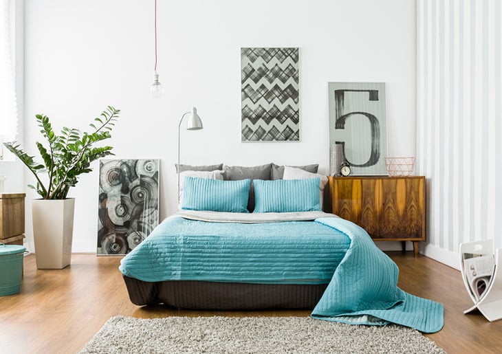 Quarto Casal Clean Moderno - 8 Dicas para uma decoração elegante. 9 Quarto Casal Clean Moderno - 8 Dicas para uma decoração elegante.
