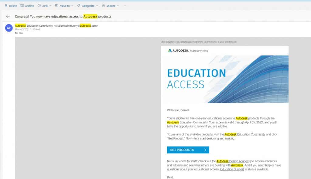AutoCAD estudante gratis