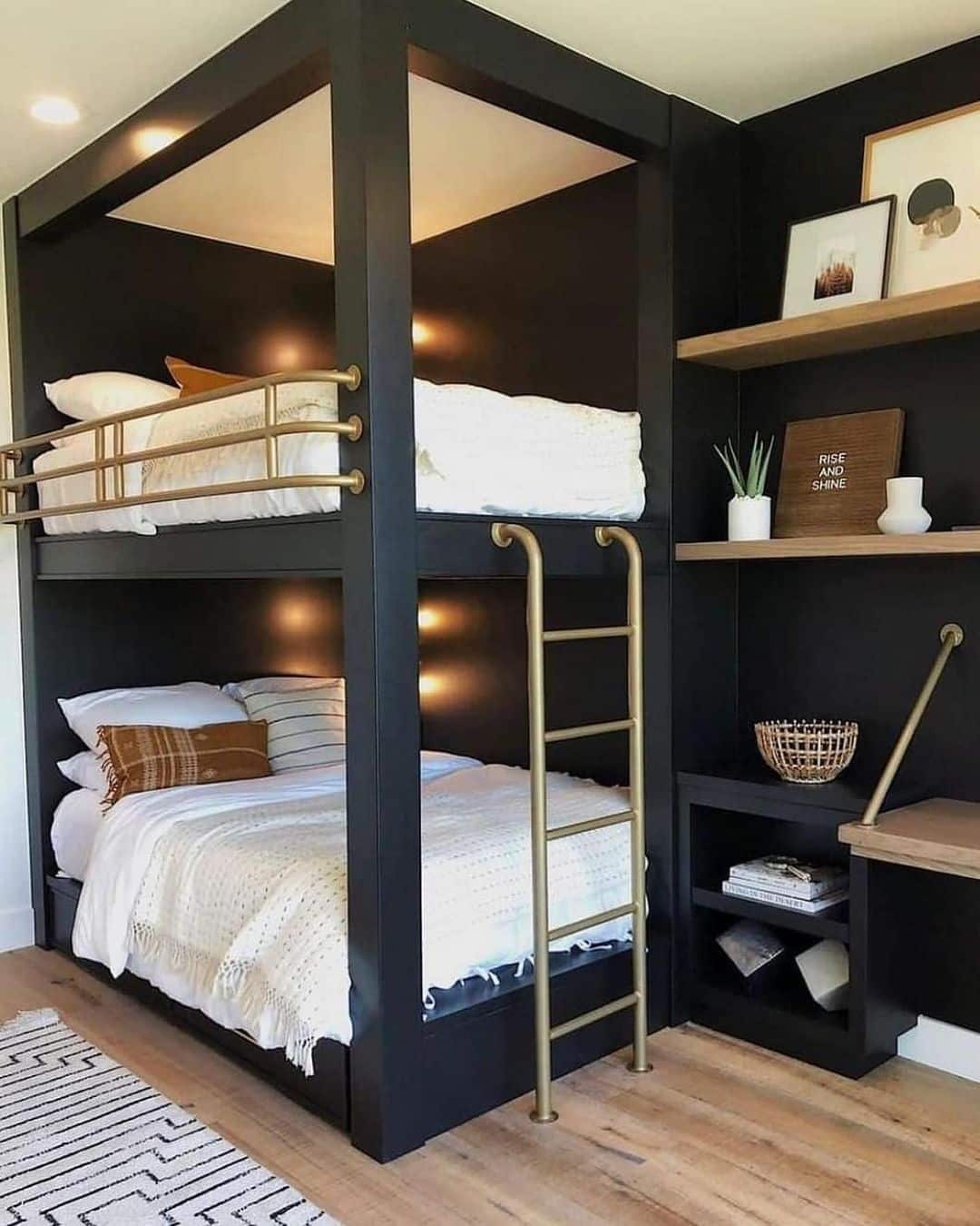 Beliche preto de casal Beliche - 8 projetos de decoração inimagináveis!