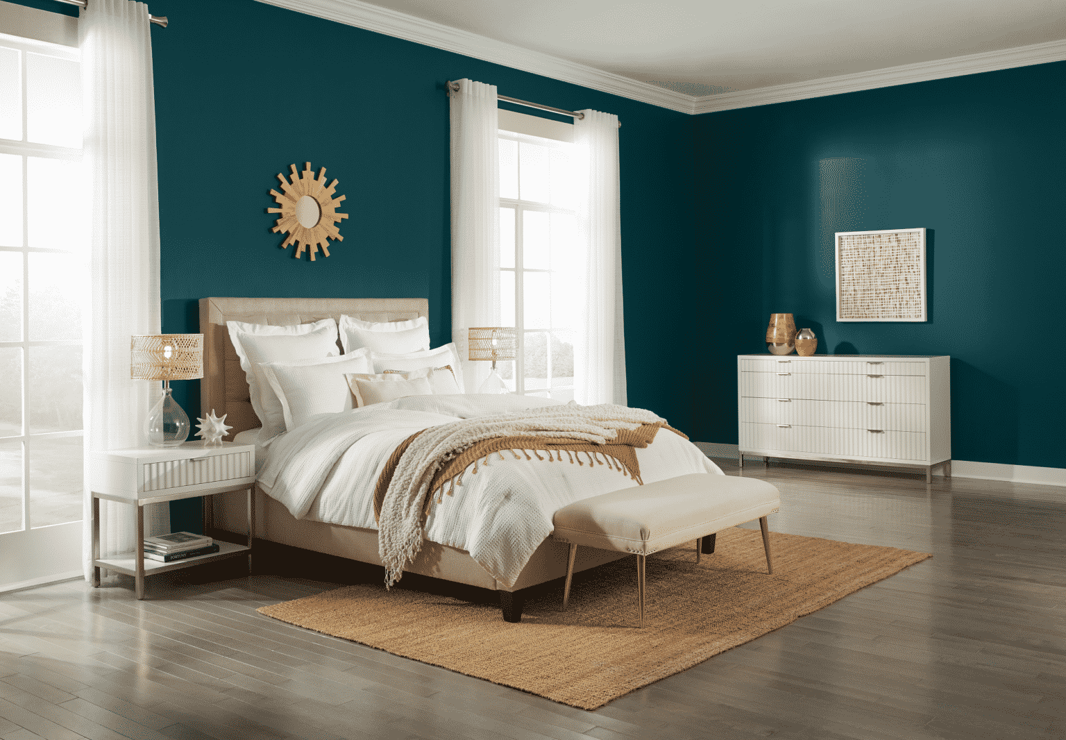 What are the 2022 color trends for bedrooms.