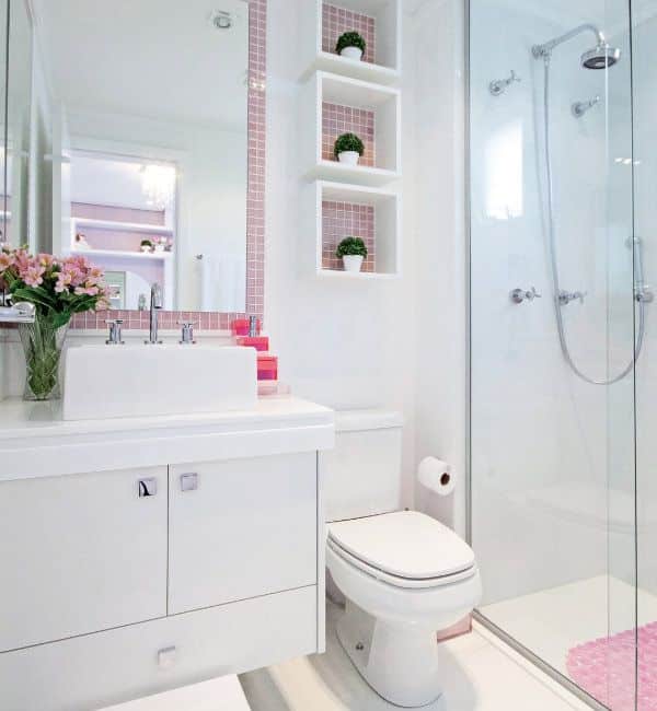 Banheiro pequeno + Novas tendências de decoração!