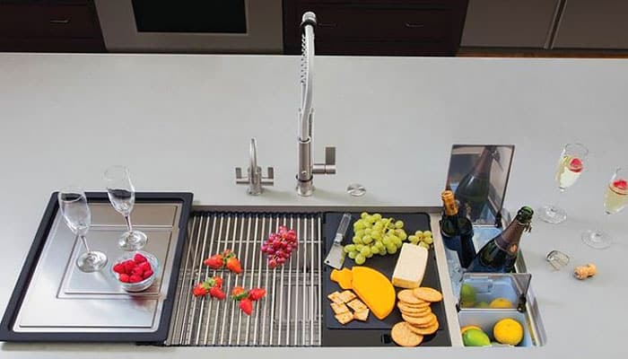 Cozinha Moderna pequena -10 dicas para fazer a sua! 33 pias de cozinha
