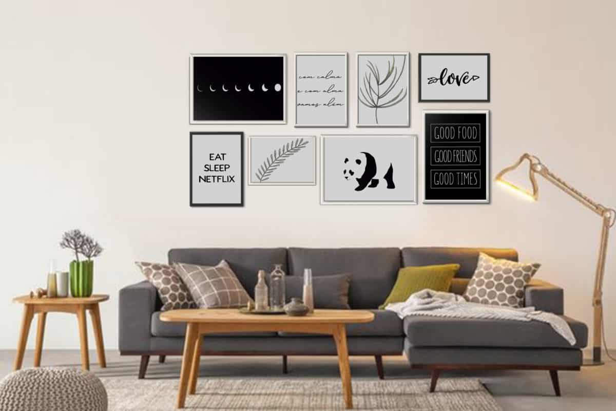 Decoração com quadros - 12 ambientes para você se inspirar!