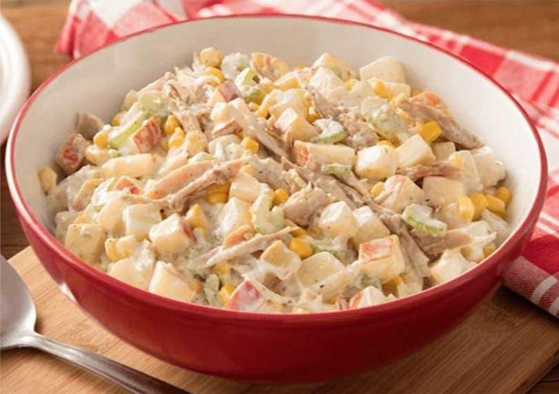 Receita de Salpicão Fácil de Peru - Reaproveitando as sobras de Natal! Receita de Salpicão Fácil de Peru - Reaproveitando as sobras de Natal!