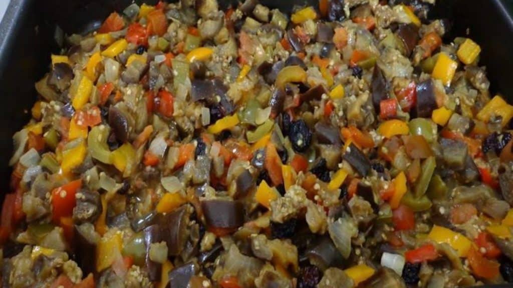 Receita de Salada de berinjela de forno