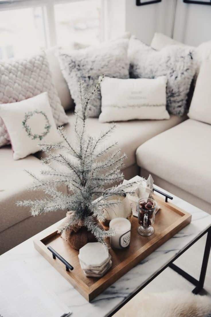 Decoração de Natal para a sala