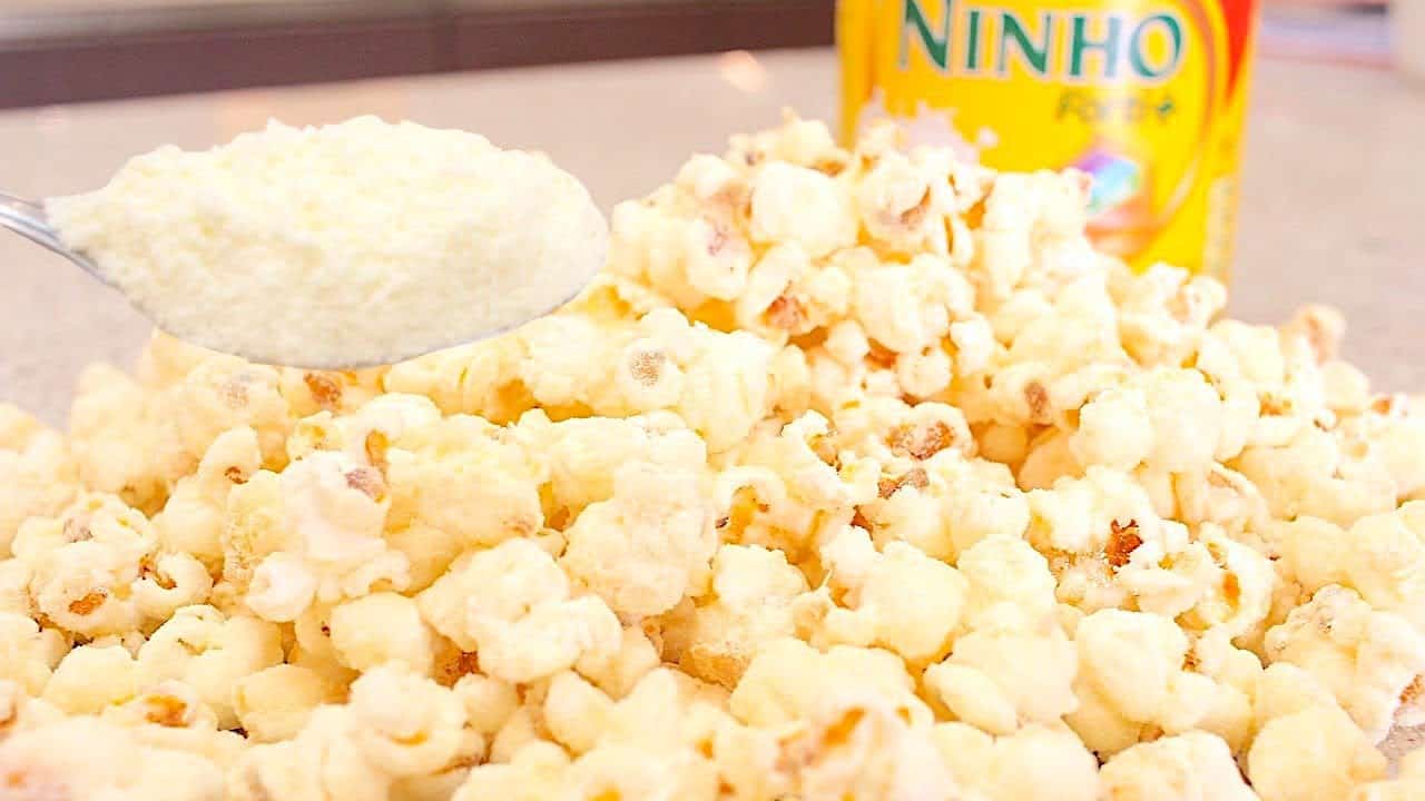 Popcorn recipe with nest milk