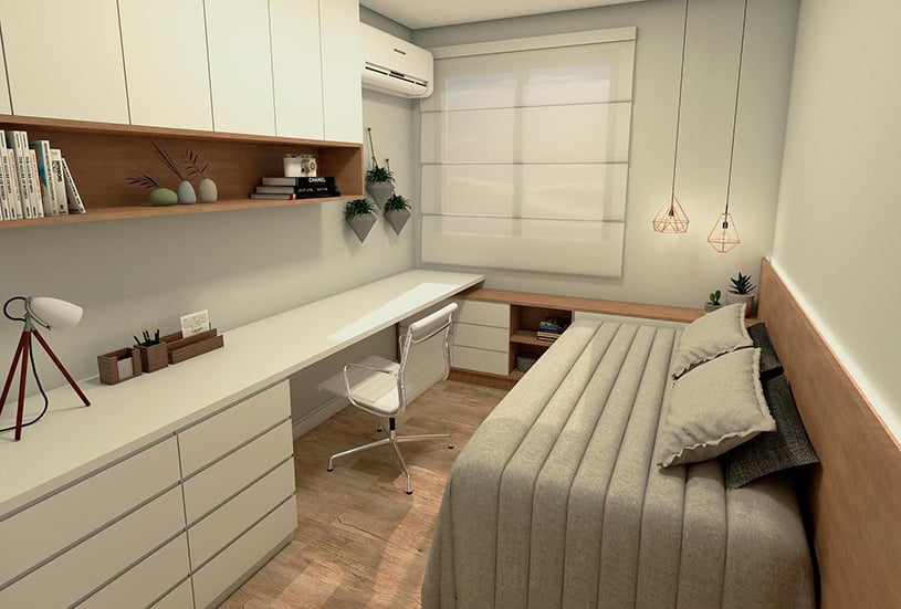 Ideias para Quarto Pequeno - 6 Dicas práticas de organização!