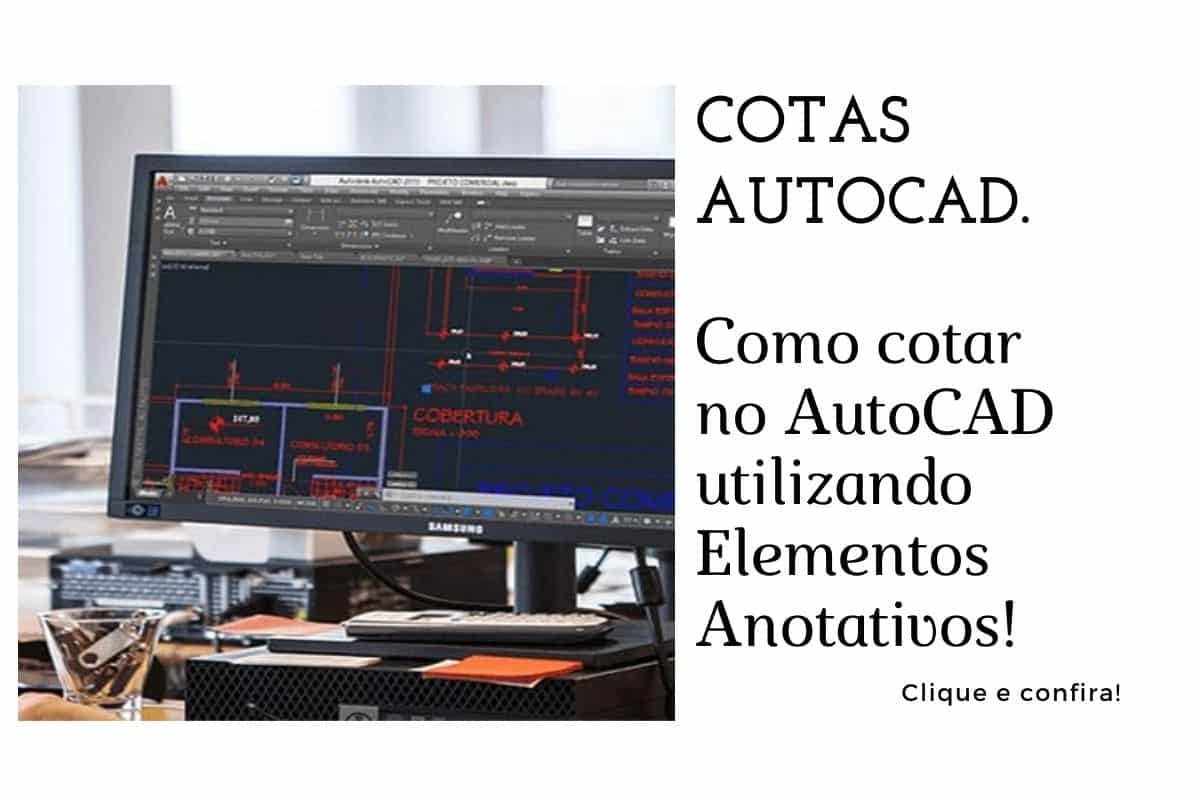 Como cotar no AutoCAD Como cotar no AutoCAD