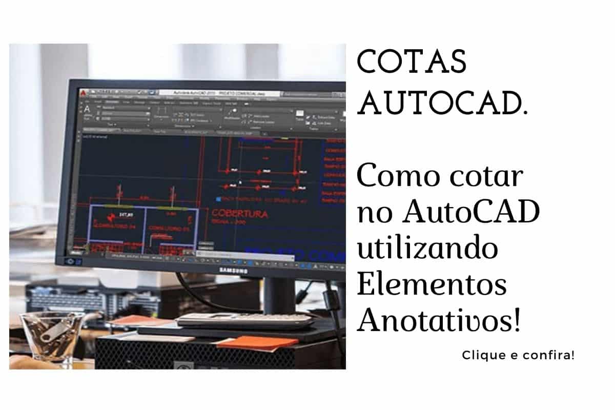 Como cotar no AutoCAD