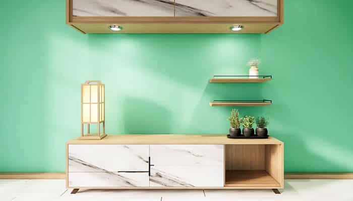 tons verdes para decoração