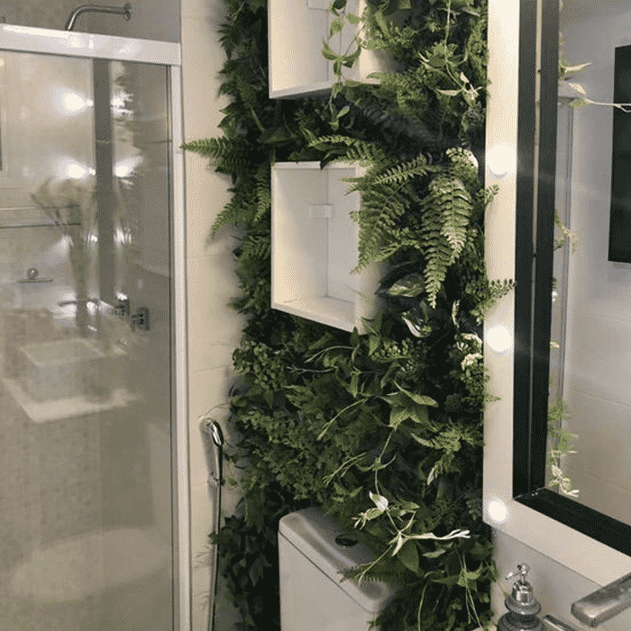 jardim vertical banheiro