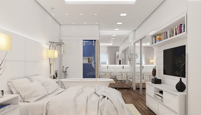 Banheiro suíte - Ideias de decoração e organização