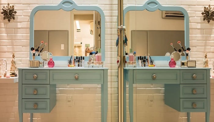 Penteadeira colorida é tudo Penteadeira colorida é tudo