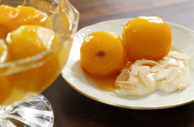 Receita de Doce de Pêssego Receita de Doce de Pêssego