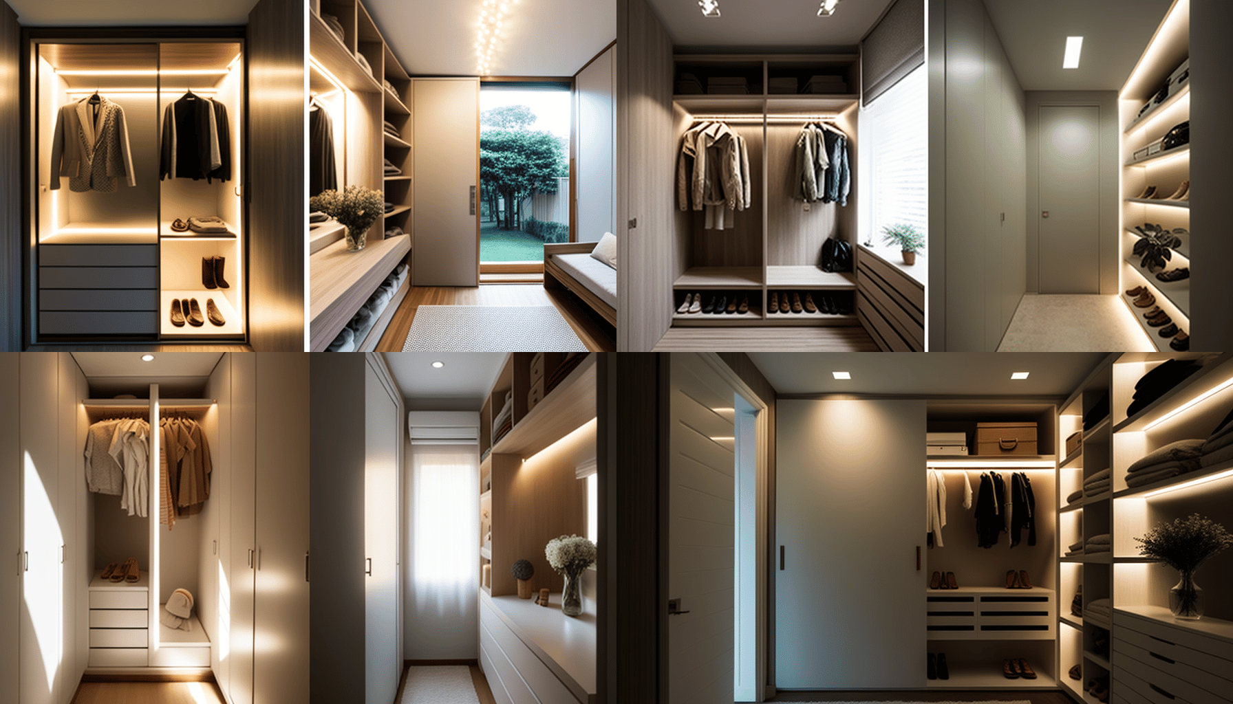 Closet pequeno - 10 dicas para desenvolver! 1 ideias de closets pequenos