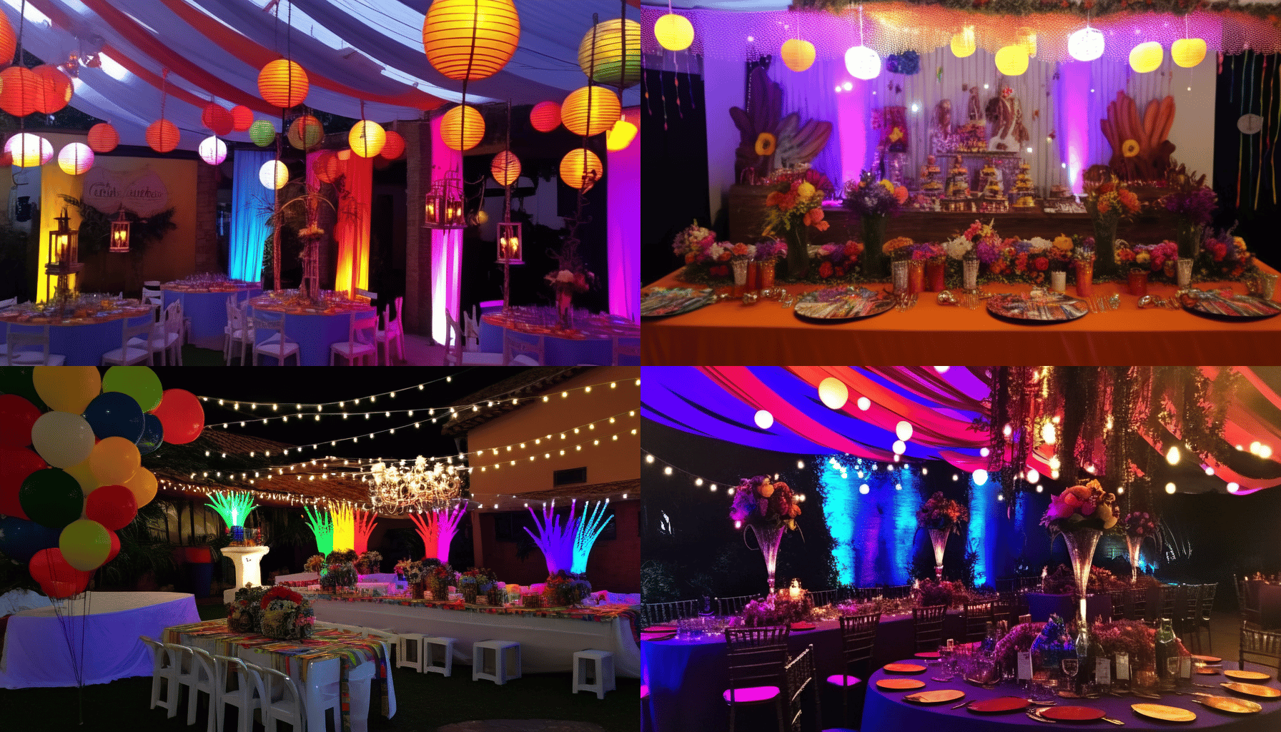 decoração de aniversário simples