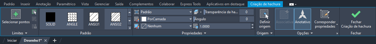 Hachura - Aprenda a colocar Hachuras no AutoCAD.