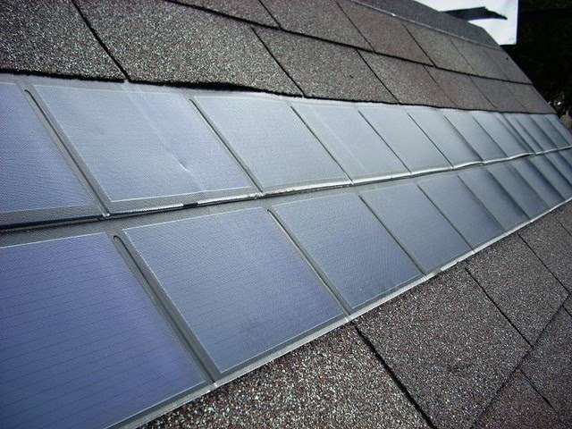 Solar tiles.
