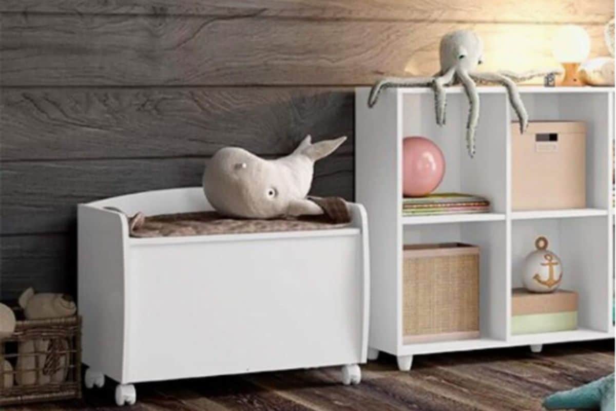 Baú Infantil — Organize brinquedos decorando ambientes!