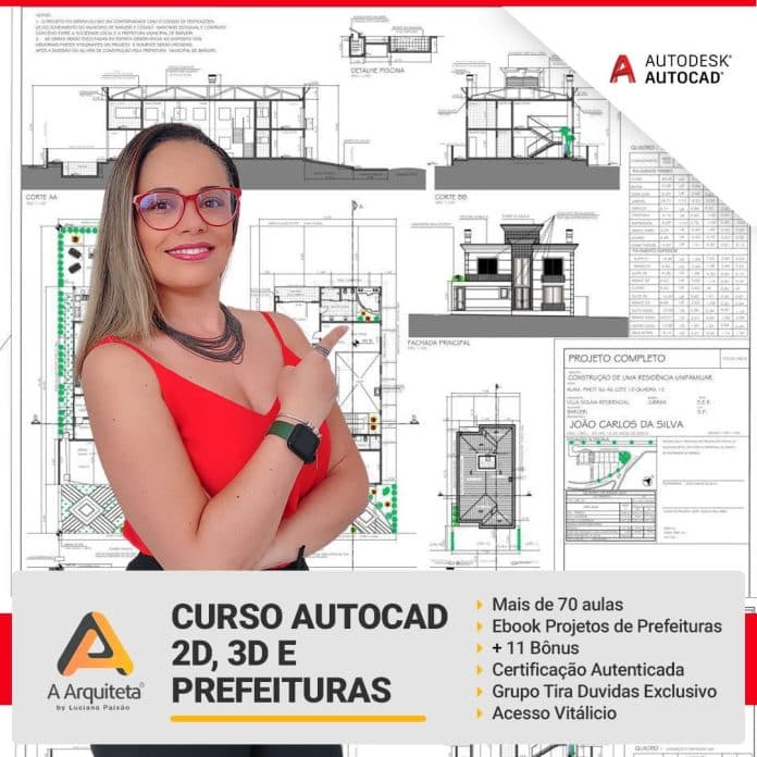 Curso de AutoCAD Projetos de Prefeitura curso de autocad completo
