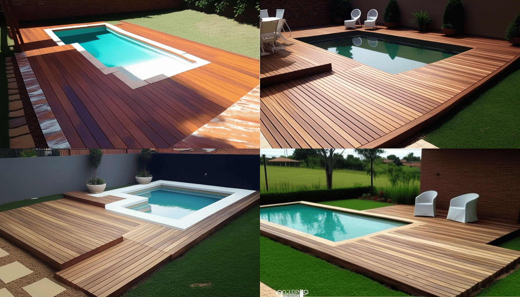 deck para piscina