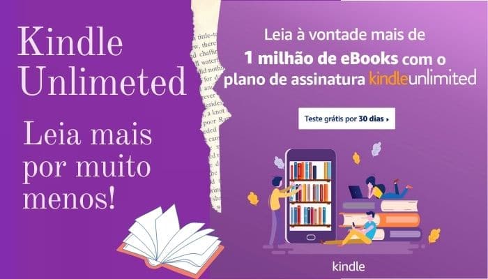 Kindle Amazon Unlimited - Milhares de livros na palma da sua mão!