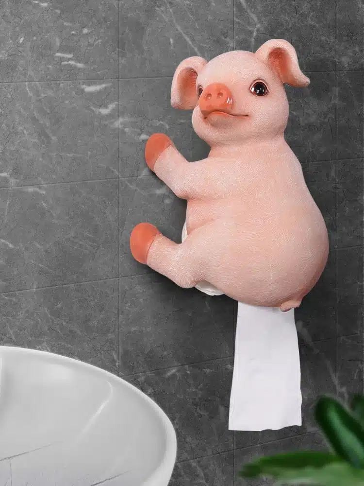 Suportes engraçados de papel higiênico 2 porta papel9