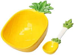 Abacaxi - Idéias com objetos para sua cozinha! 7 tigelas e bandejas em forma de abacaxi2
