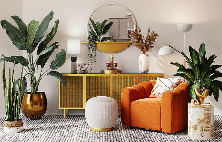 10 Ideias de DIY para Decorar sua Sala de Estar 2 vasos22