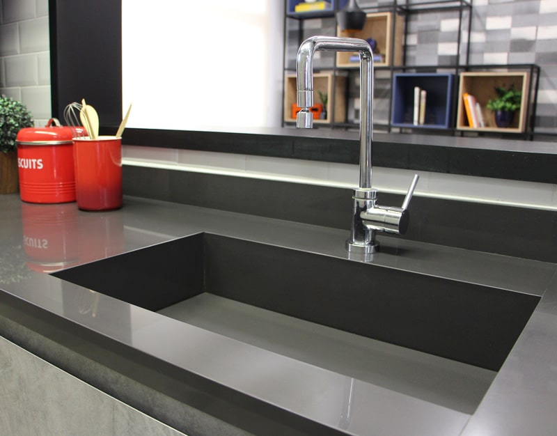 Desvantagens da bancada de porcelanato para cozinha bancadaporcelanato12