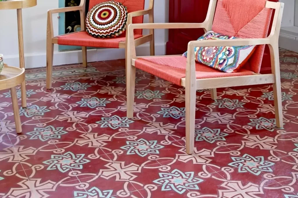 Ladrilho hidráulico na sala: ladrilho8