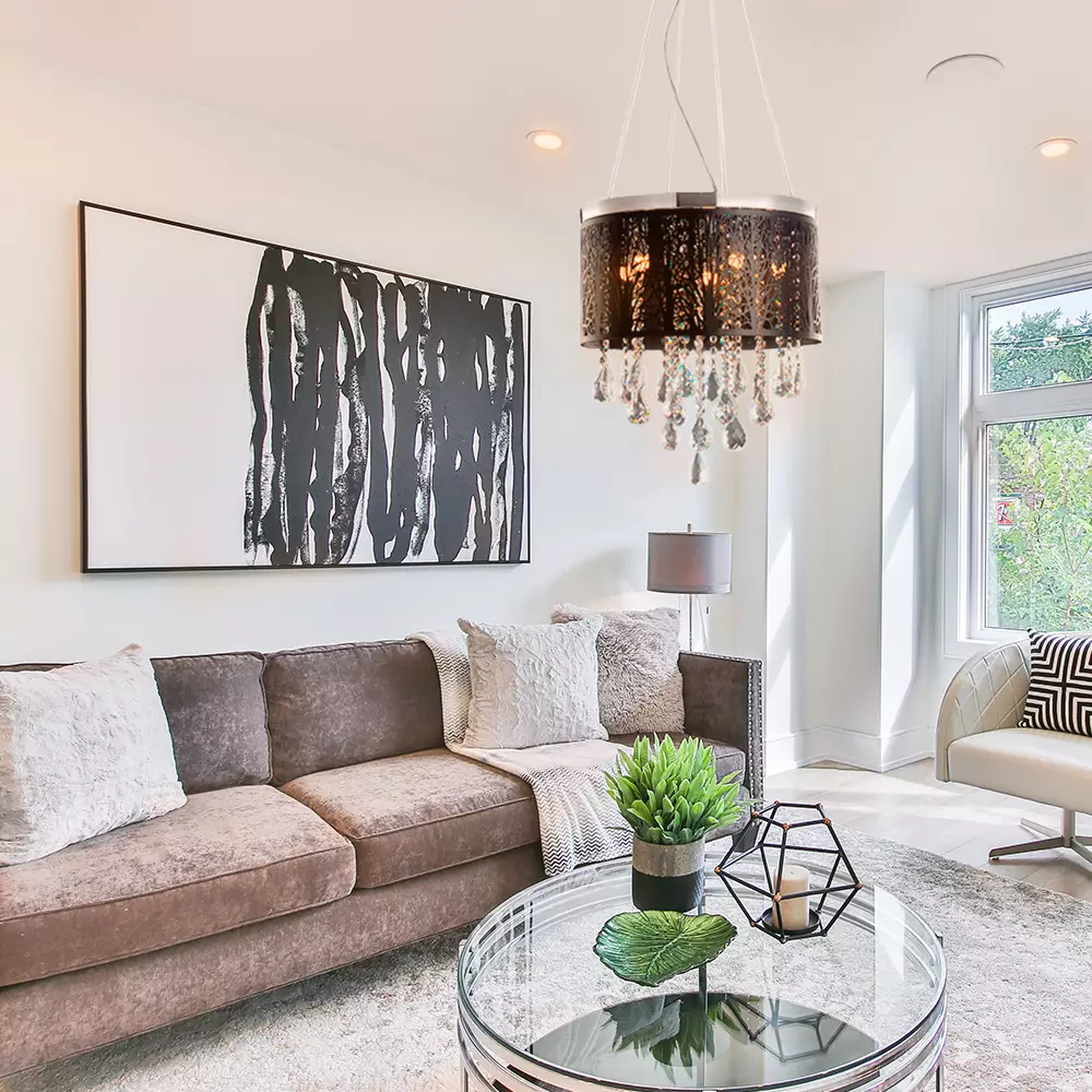 Qual o tamanho do lustre que devo usar?