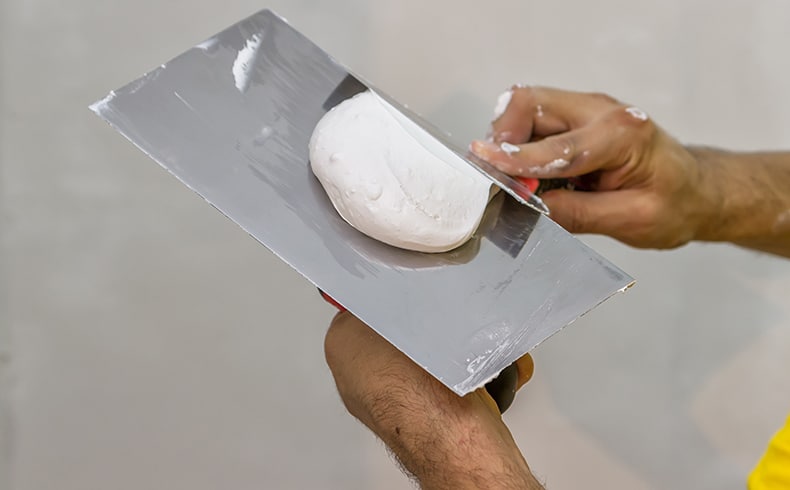 3 — Utilizando massa corrida pintar10