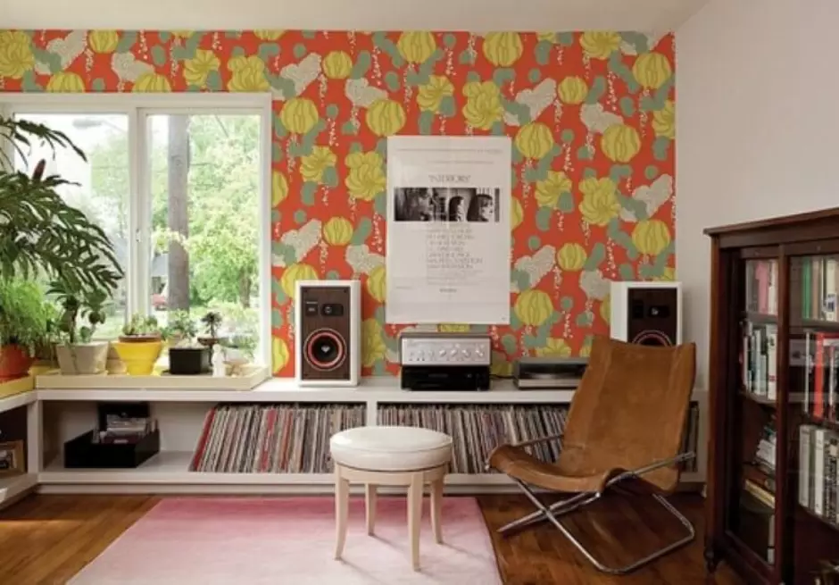 Diferentes desenhos do tecido de parede tecido13