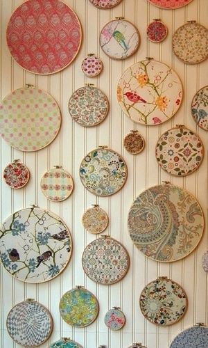 Diferentes desenhos do tecido de parede tecido15