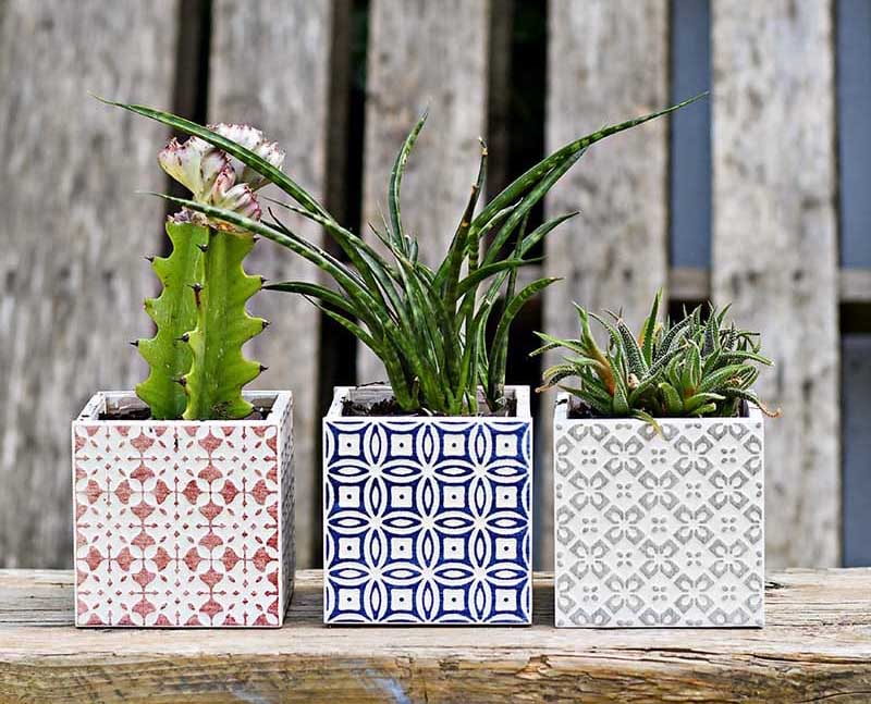 Vasos de azulejos decorativos azulejodecorado10