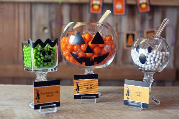 Utensílios para decoração no Halloween hallo2