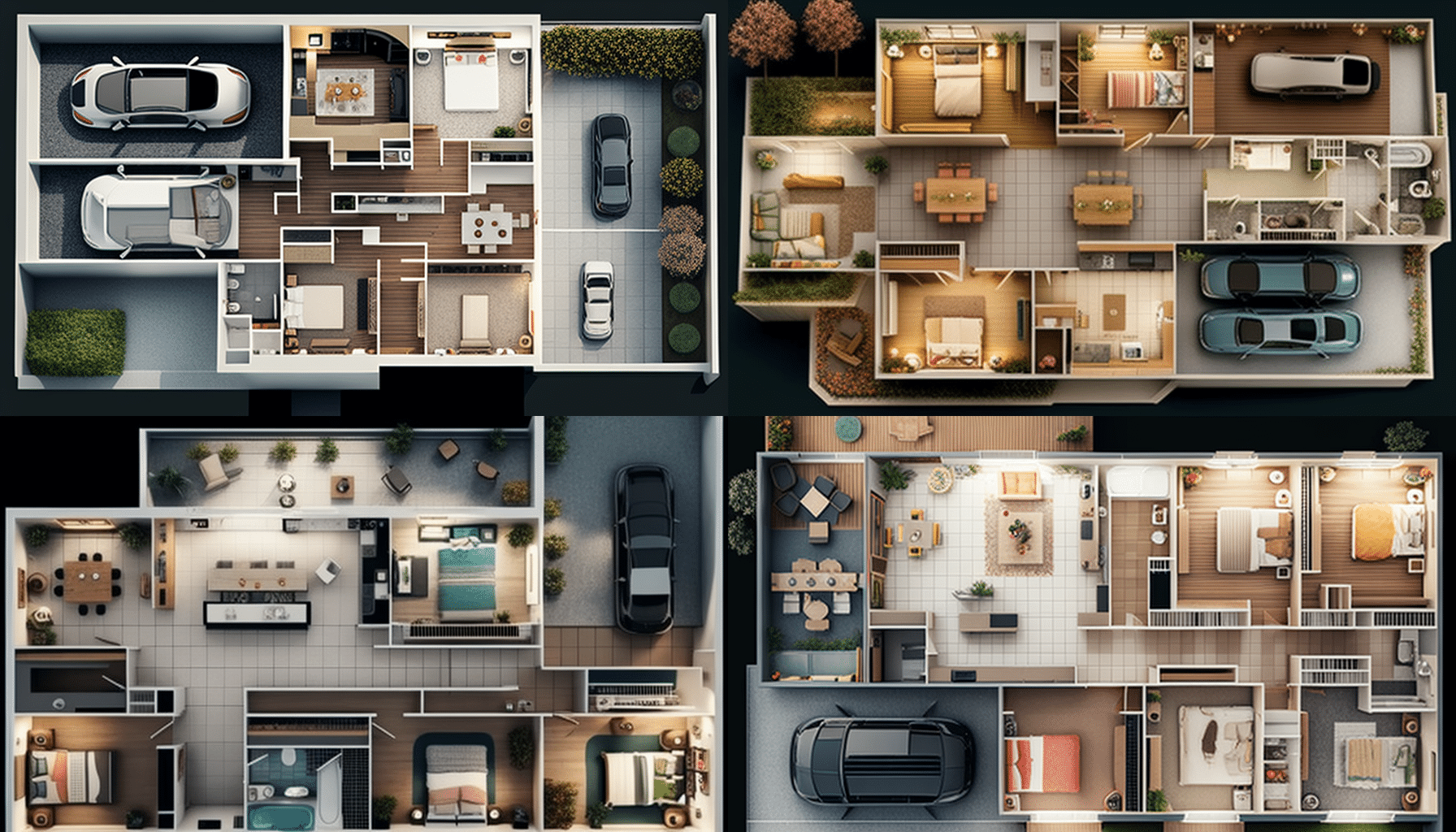 Plantas de casas com 3 quartos - 5 projetos para se inspirar!