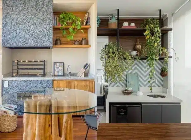 área gourmet moderna