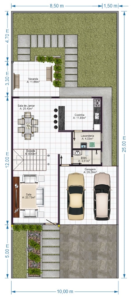 Planta de Casas Pequenas - Otimizando o espaço no projeto!