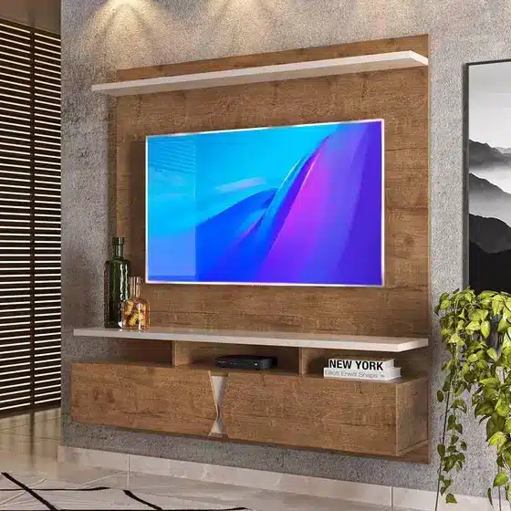 Rack com painel suspenso rack6