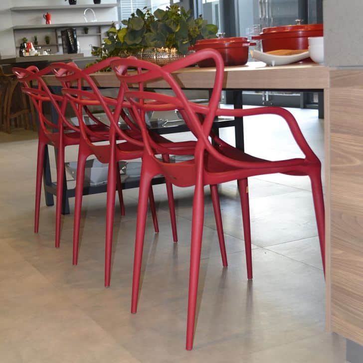 Cadeira Allegra vermelha allegra5