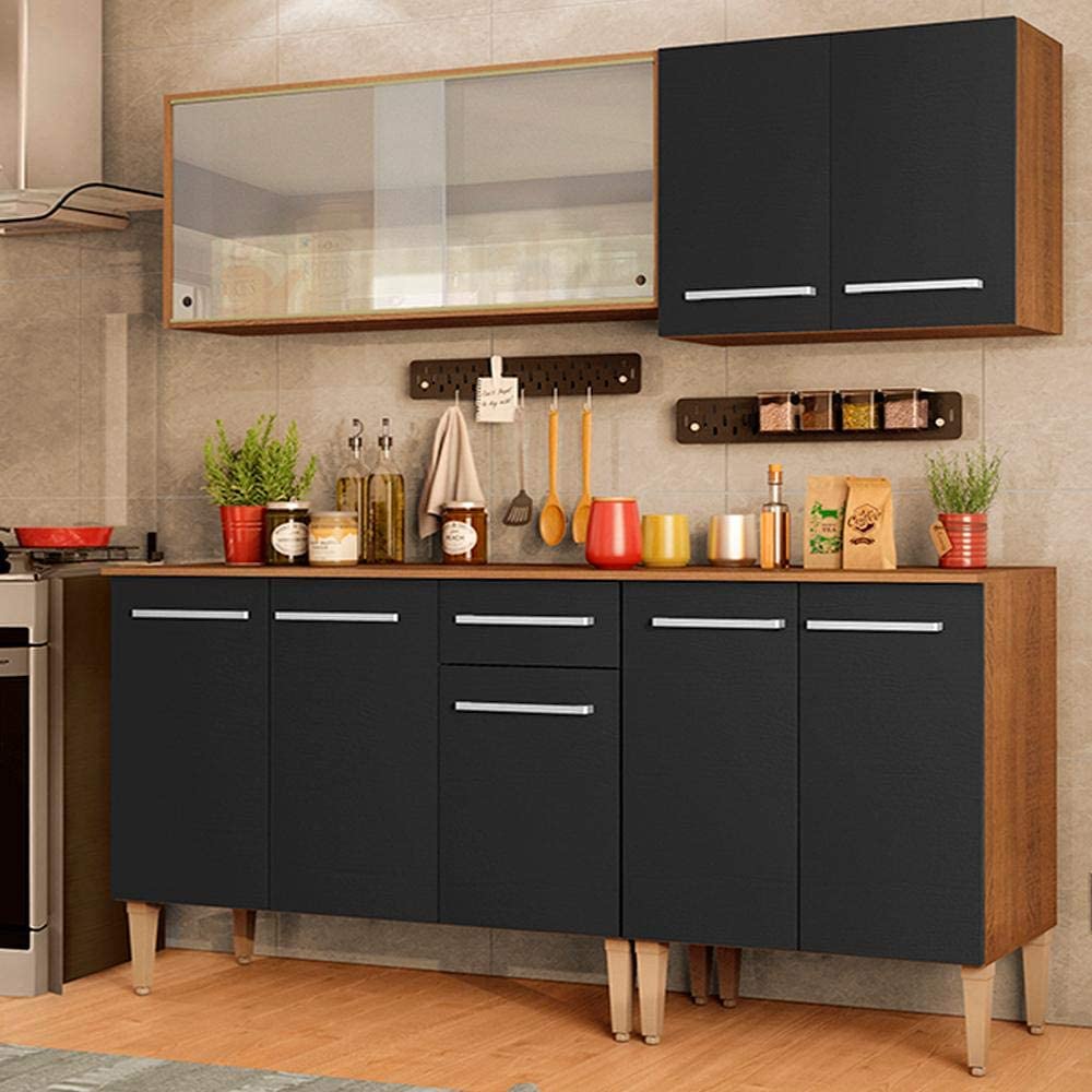 Armário de cozinha preto - Design elegante para a sua cozinha. 2 armario de cozinha preto